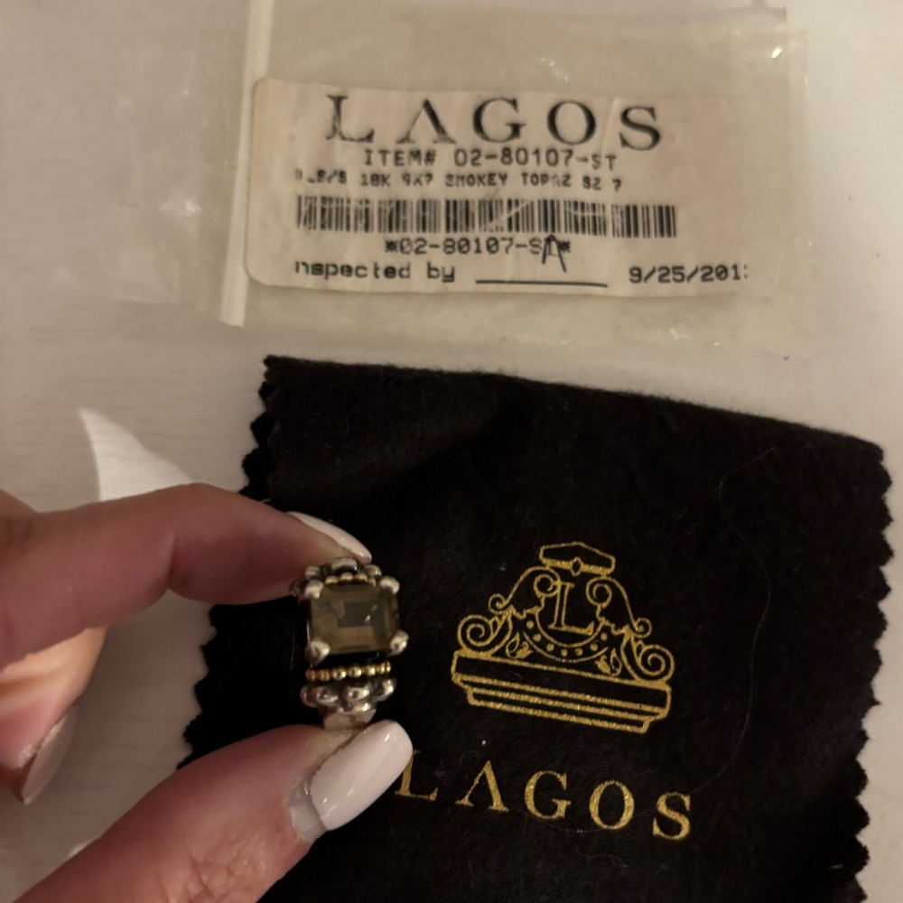 Lagos Smokey Topaz Ring
